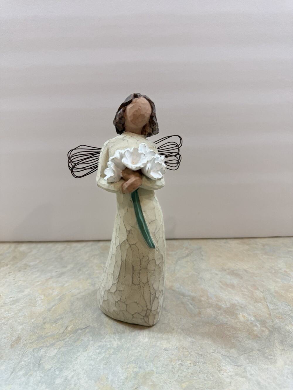 Collectible Willow Tree Angel of Love Figurine - 8 inch tall
